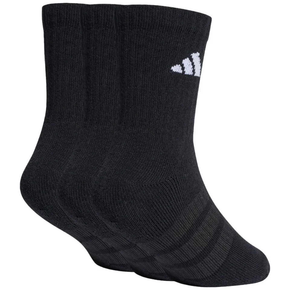 Adidas Sportswear Crew sportsokken zwart 3-pack, foto 3