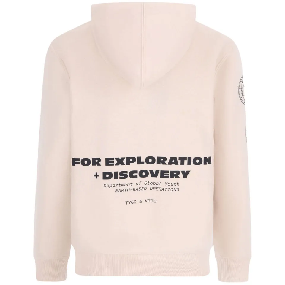 TYGO & vito NextGen sweater met backprint - lichtgrijs, foto 3