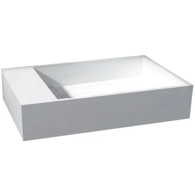 Fontein Best Design Arty Links Just Solid 36x18x10 cm Mat Wit