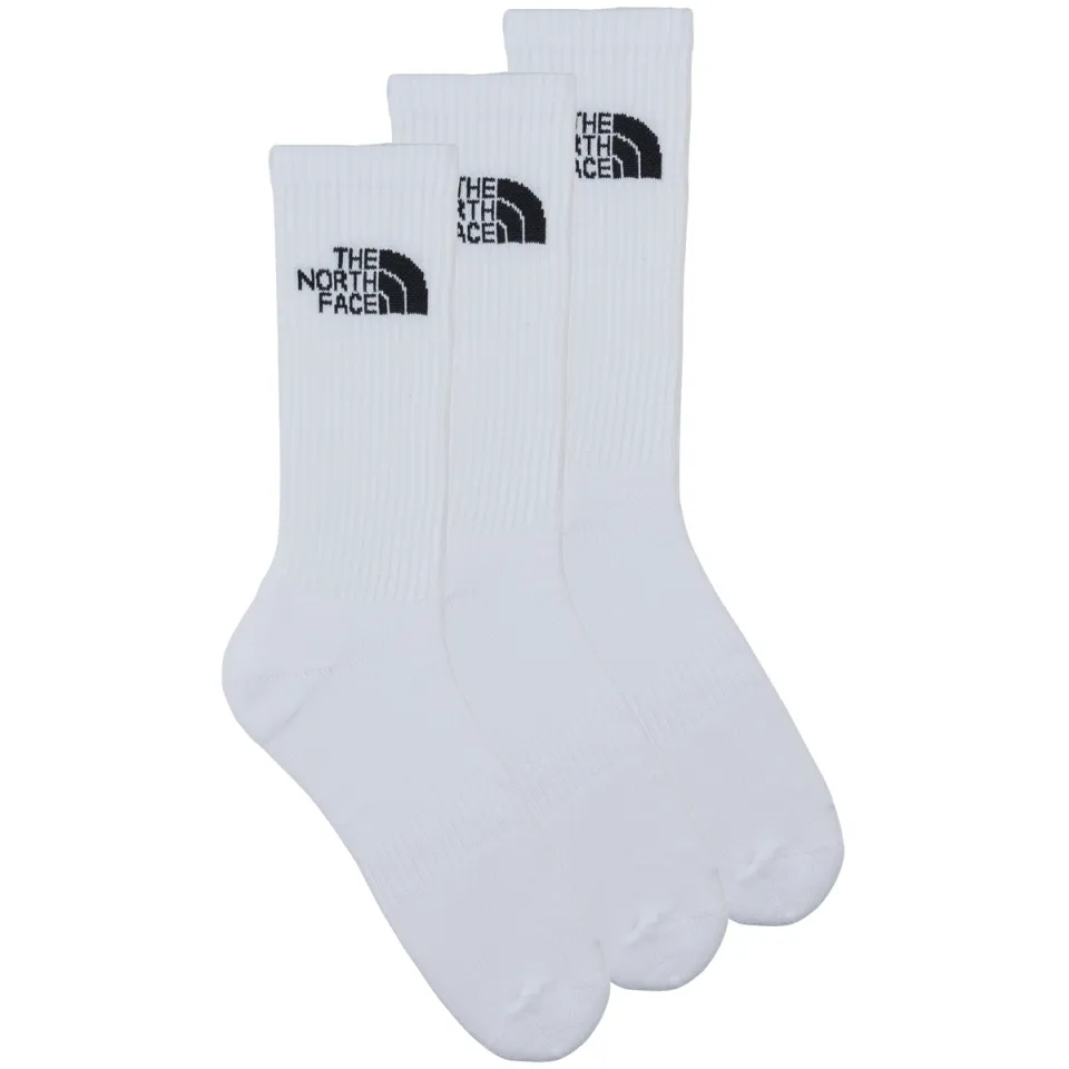 The North Face Multi Sport Cush Crew sokken 3-pack wit