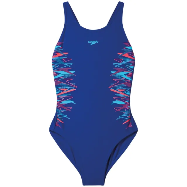 Speedo Placement Muscleback badpak blauw