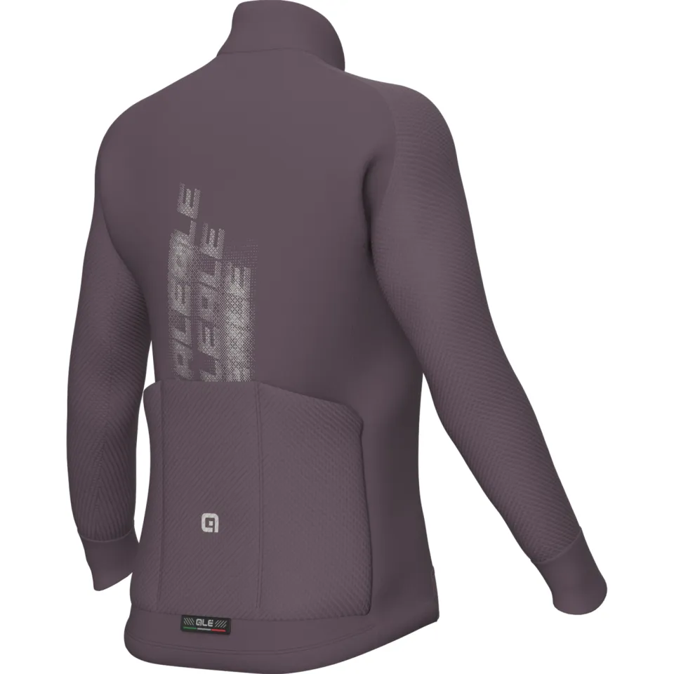 Alé PR.E Identity fietsshirt lange mouwen purper purper/grijs, foto 2
