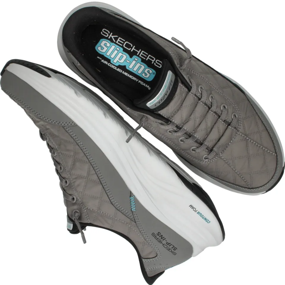 Skechers Slip-Ins Contour Foam sneakers grijs, foto 4