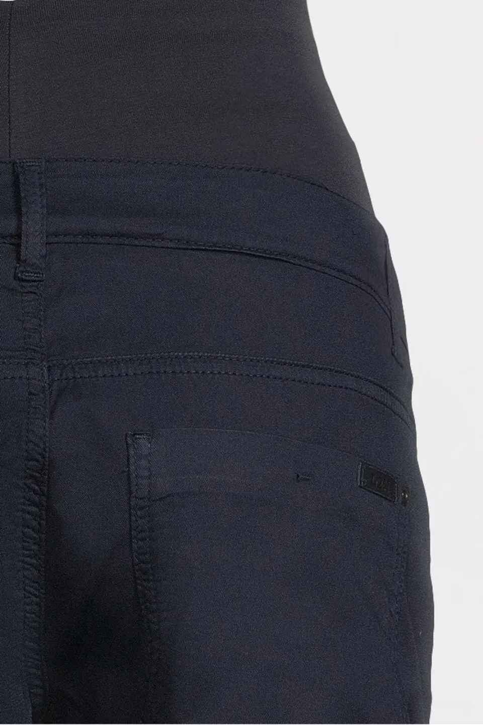 LOVE2WAIT regular waist zwangerschaps korte broek donkerblauw, foto 6