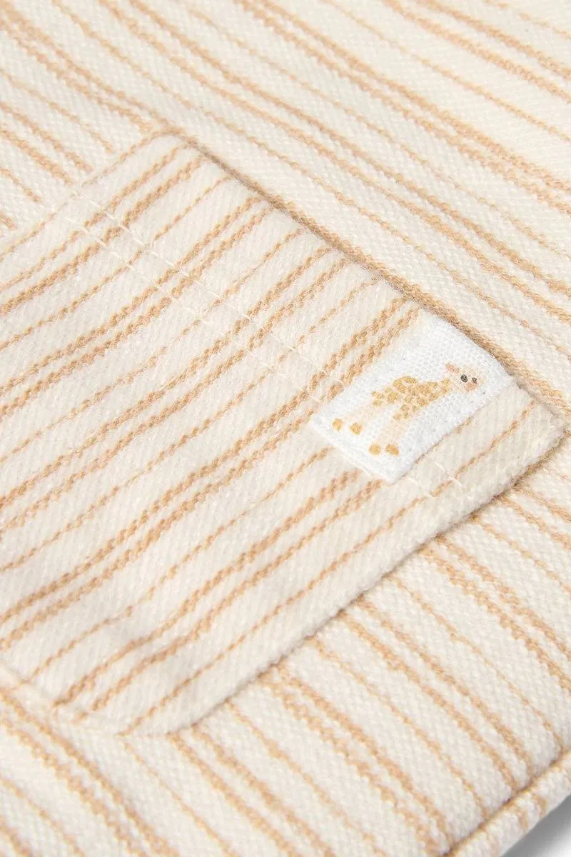 Little Dutch gestreepte babybroek beige, foto 4