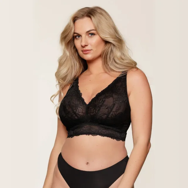 Lingadore bralette zwart