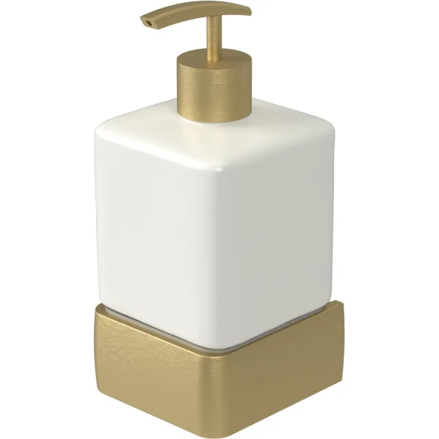Haceka Zeepdispenser Haceka Aline Gold 7,4x15,4 cm Aluminium Mat Goud