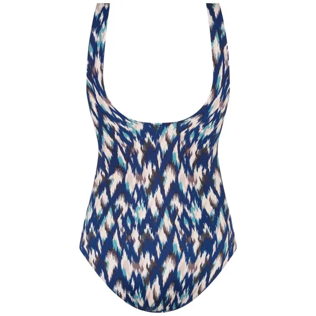 Ten Cate Tweka Soft Cup V-neck badpak blauw, foto 3