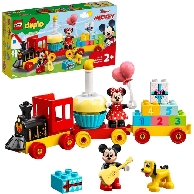 Lego DUPLO Mickey & Minnie Verjaardagstrein, Bouwbaar Speelgoed voor Peuters 10941