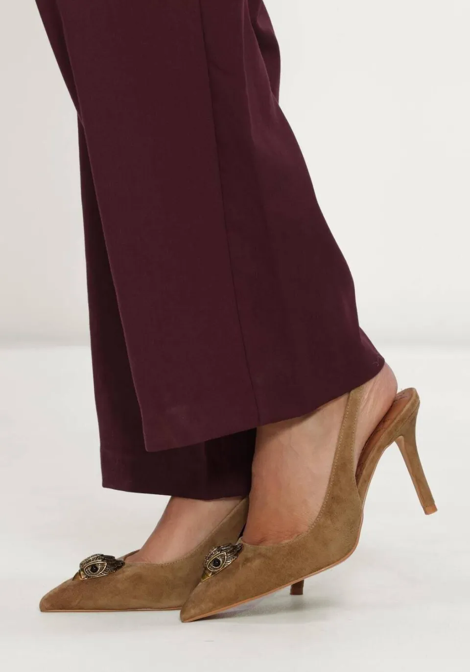 Kurt Geiger Hakken Belgravia Sling Taupe, foto 6