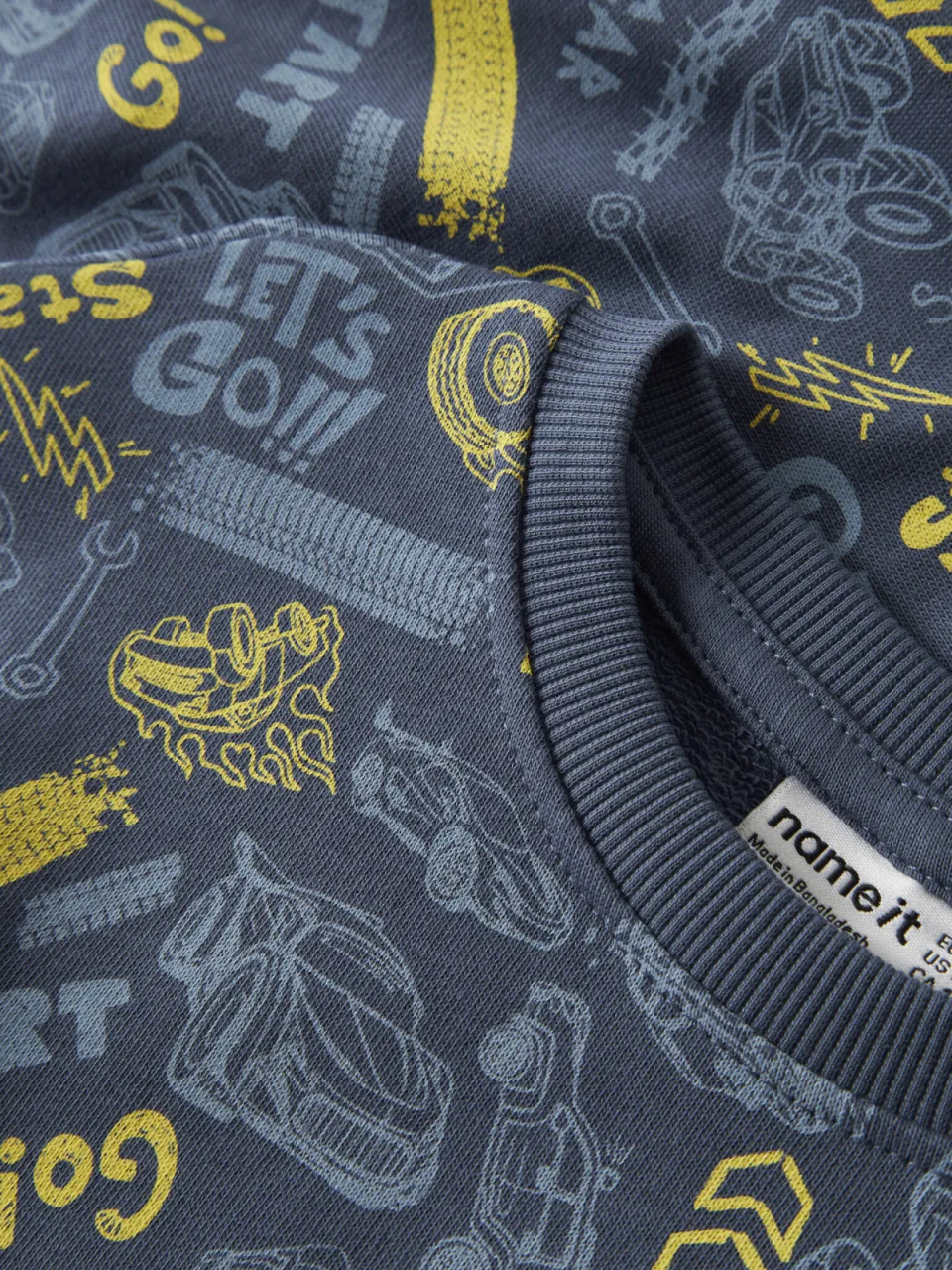 NAME IT MINI sweater Blauw All over print, foto 4