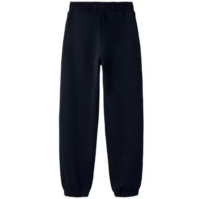 NAME IT KIDS joggingbroek met tekstprint donkerblauw