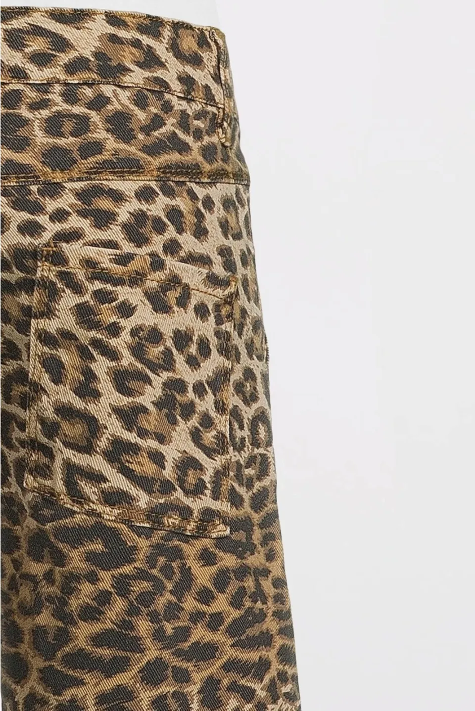 NAME IT wide leg casual broek luipaardprint bruin, foto 5