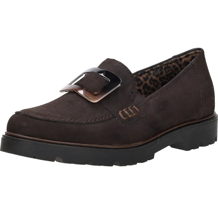 Rieker mocassin donkerbruin, foto 4