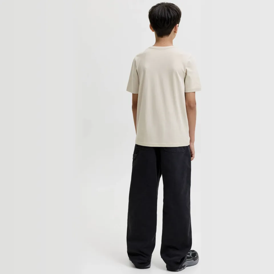 Jack & Jones T-shirt ecru effen, foto 4