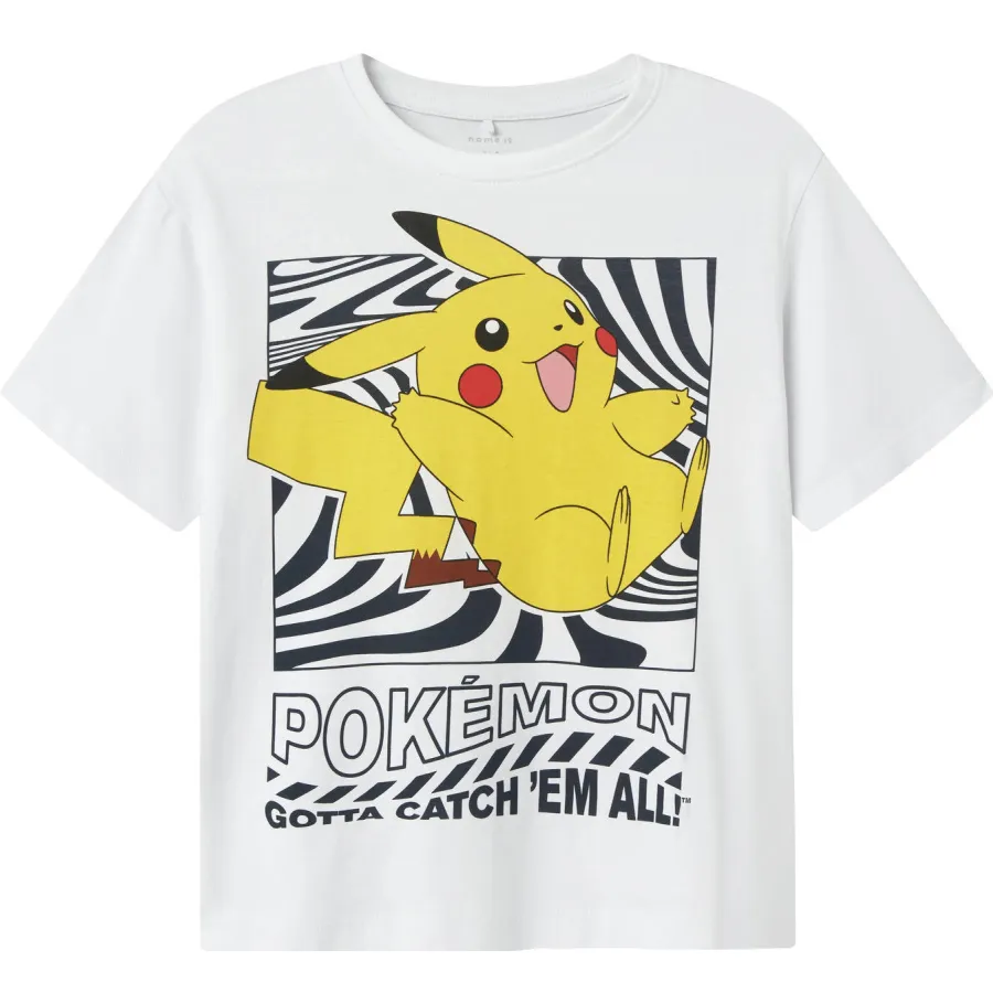 NAME IT Pokemon t-shirt wit met personages