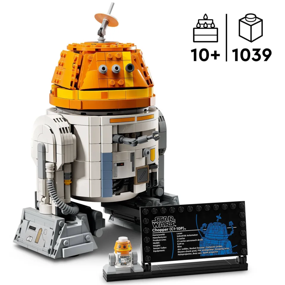 Lego Star Wars Ahsoka Chopper (C1-10P) Astromech Droid 75416, foto 4
