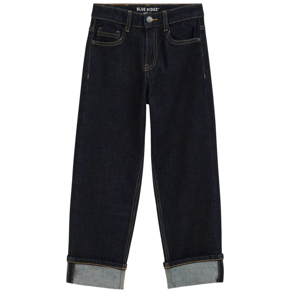WE Fashion Blue Ridge loose fit jeans - donkerblauw, foto 2