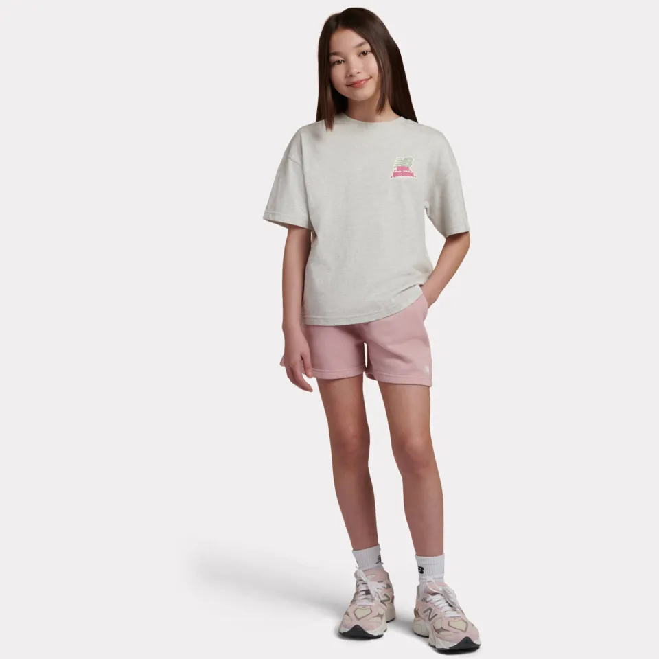 New Balance sweatshort roze
