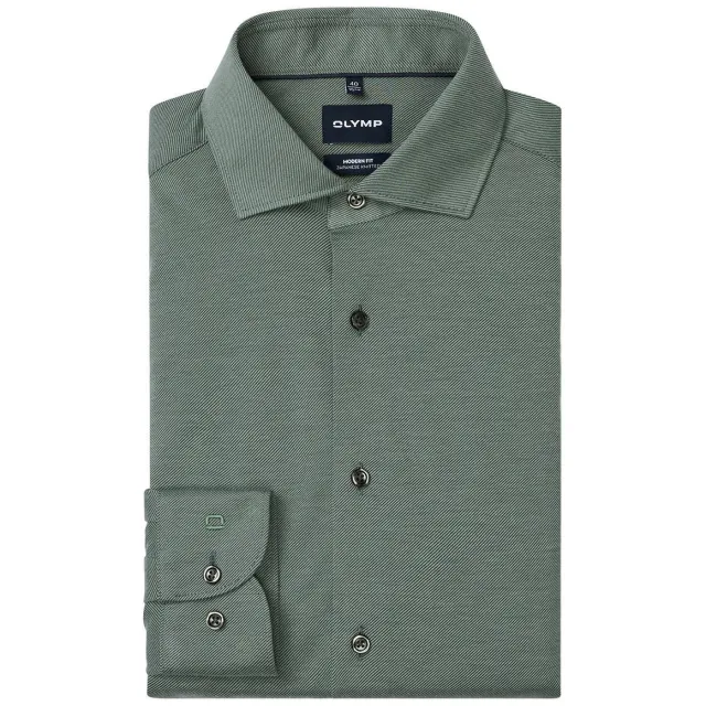 Olymp slim fit overhemd - groen