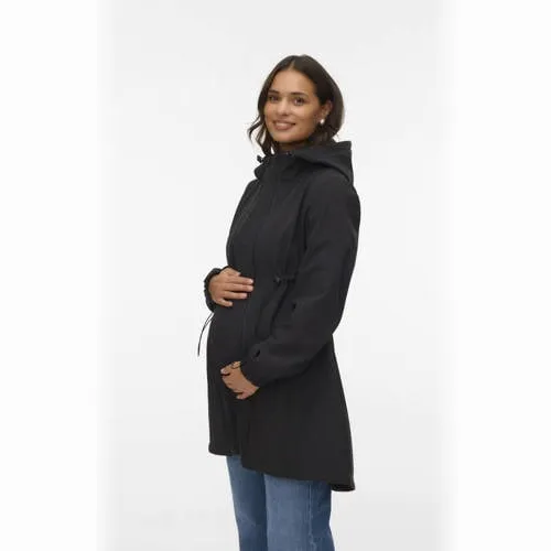 Mamalicious 3 in 1 zwangerschaps softshell jas zwart, foto 3