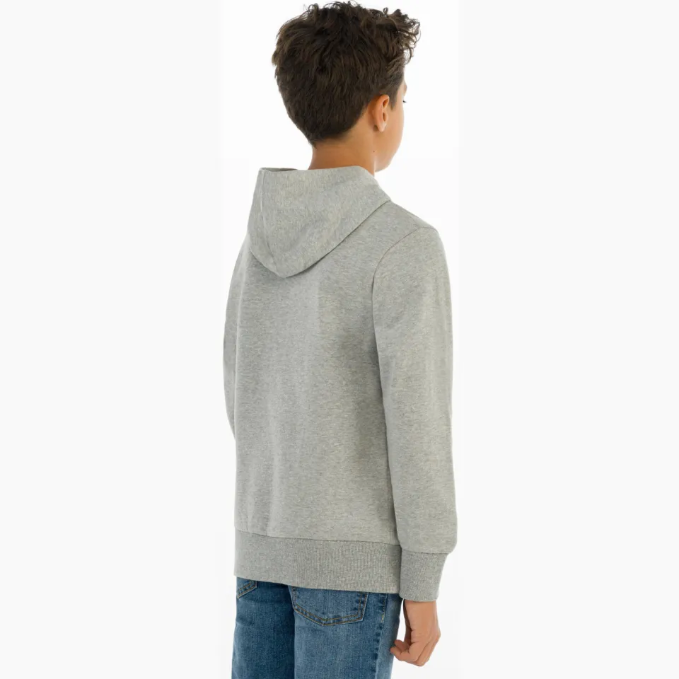 Levi's Kids hoodie Batwing met logo grijs melange, foto 4