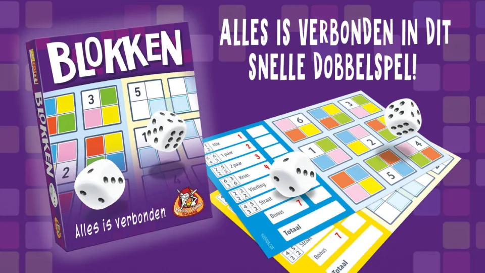 White Goblin Games Blokken dobbelspel, foto 4