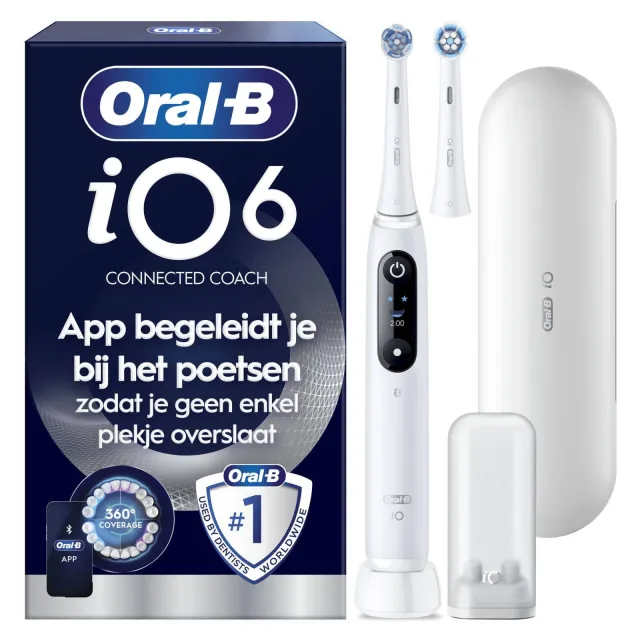 Oral-B iO Series 6N elektrische tandenborstel Wit