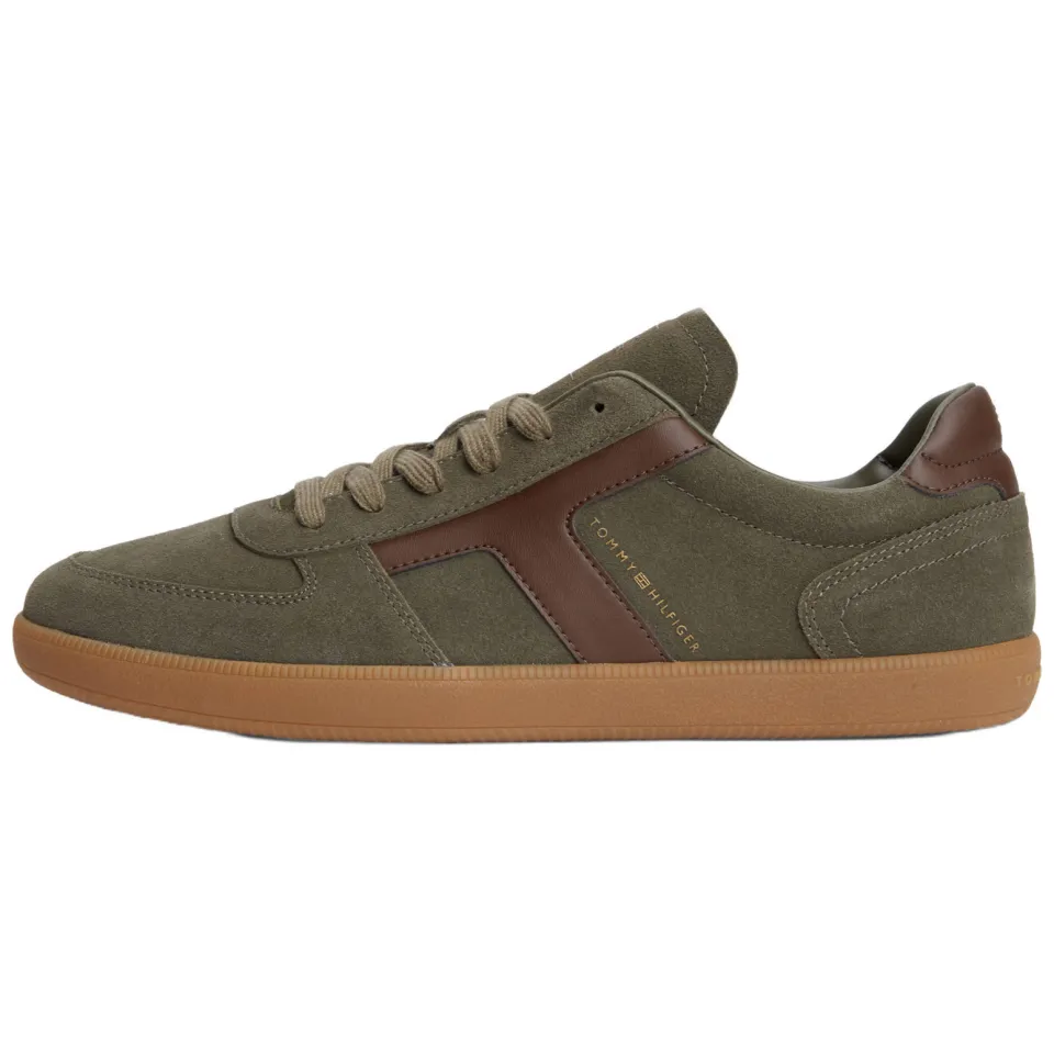 Tommy Hilfiger TH Tribeca lage sneakers groen, foto 2