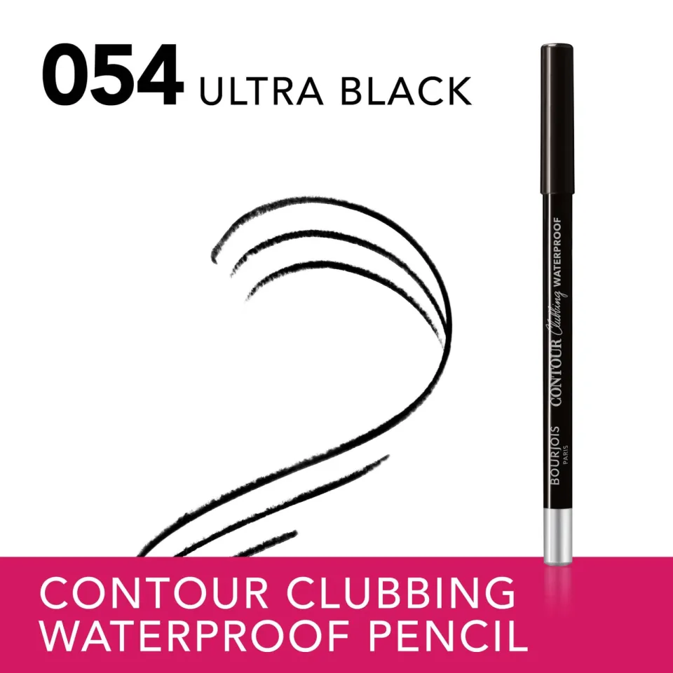 Bourjois Contour Clubbing Waterproof oogpotlood ultra black, foto 3