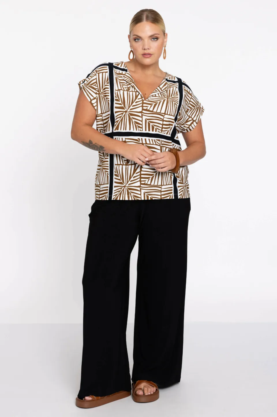 Yoek top beige, foto 4