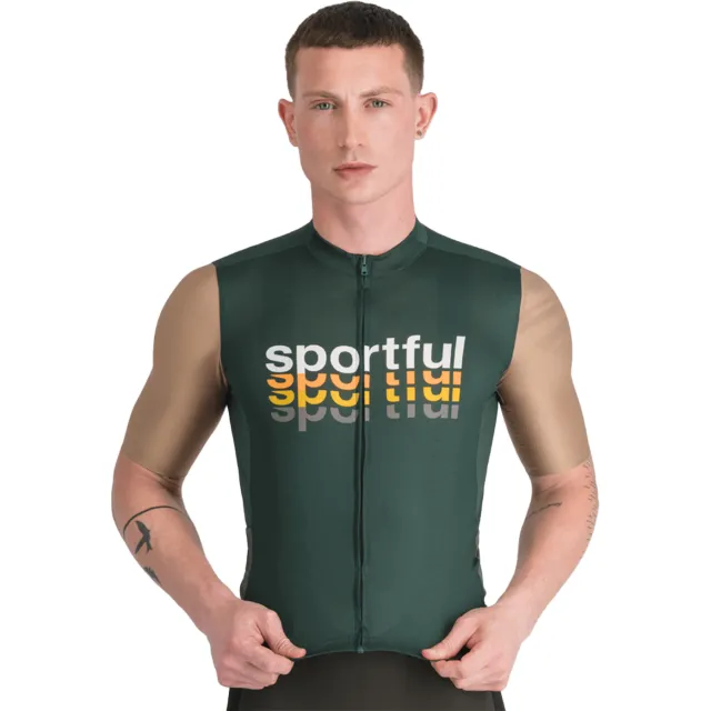 Sportful fietsshirt met korte mouwen Supergiara 2 Logo Meerkleurig