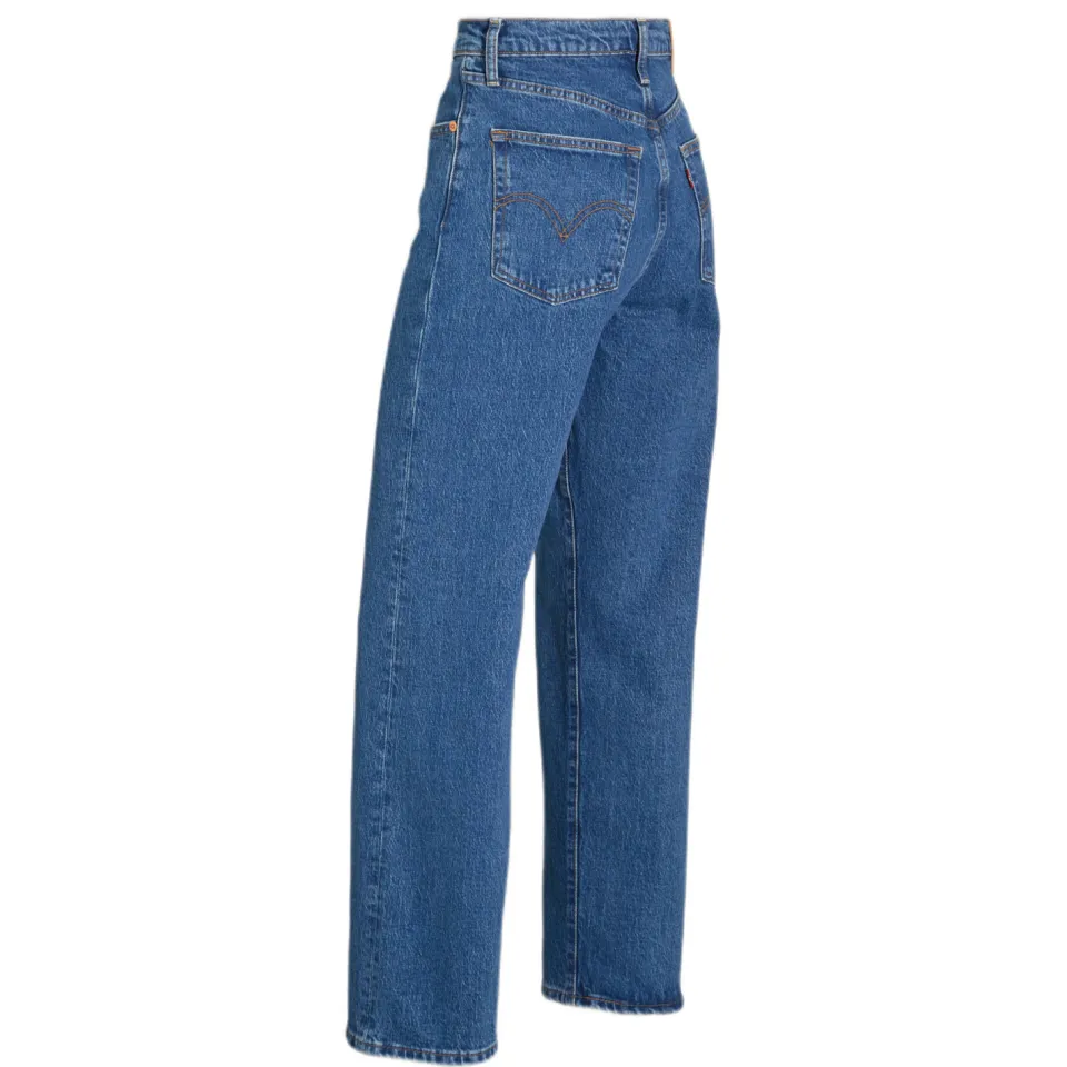 Levi's Ribcage high waist straight leg jeans blauw, foto 3