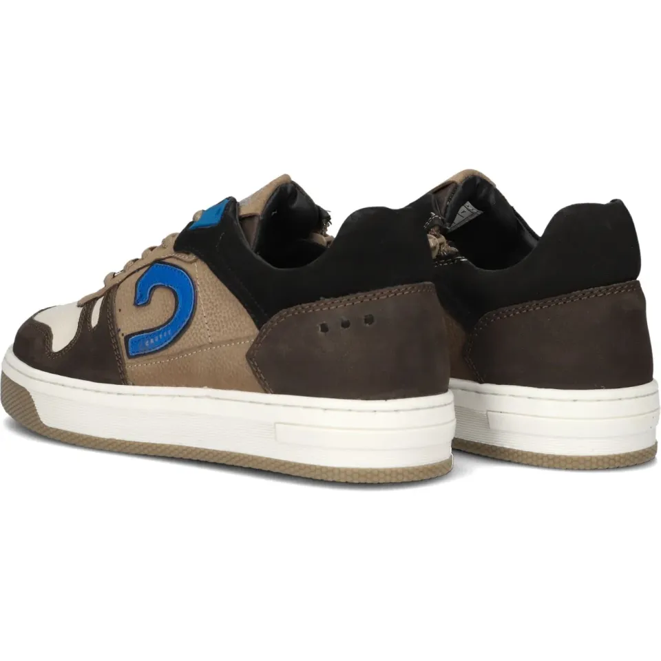 Cruyff Trophy Mid lage sneakers bruin, foto 6