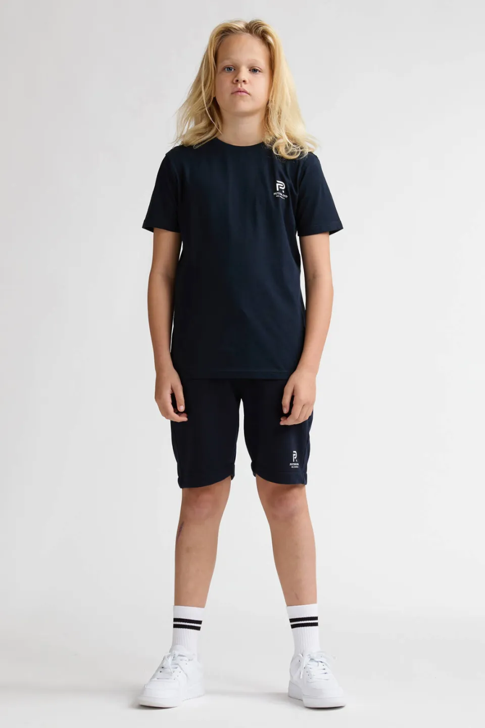 Petrol Industries sweatshort donkerblauw