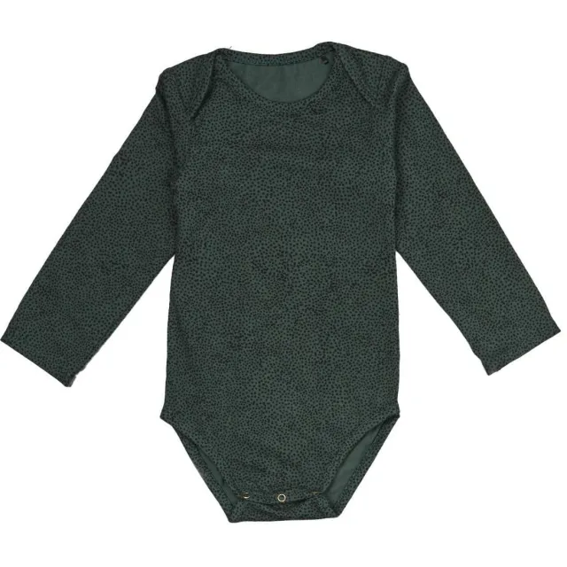 WildWood romper met stip print donkergroen