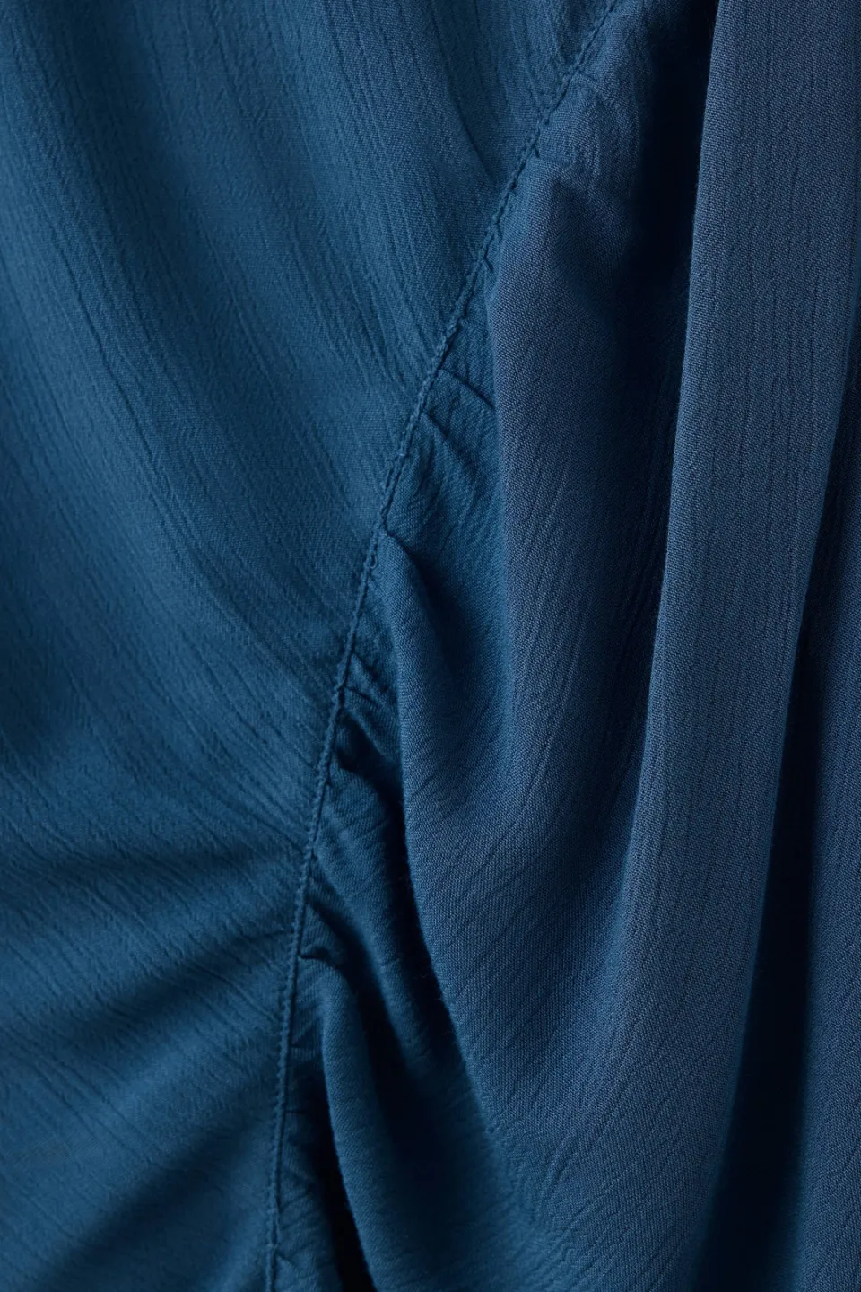 Mango rechtvallende blousetop donkerblauw, foto 6