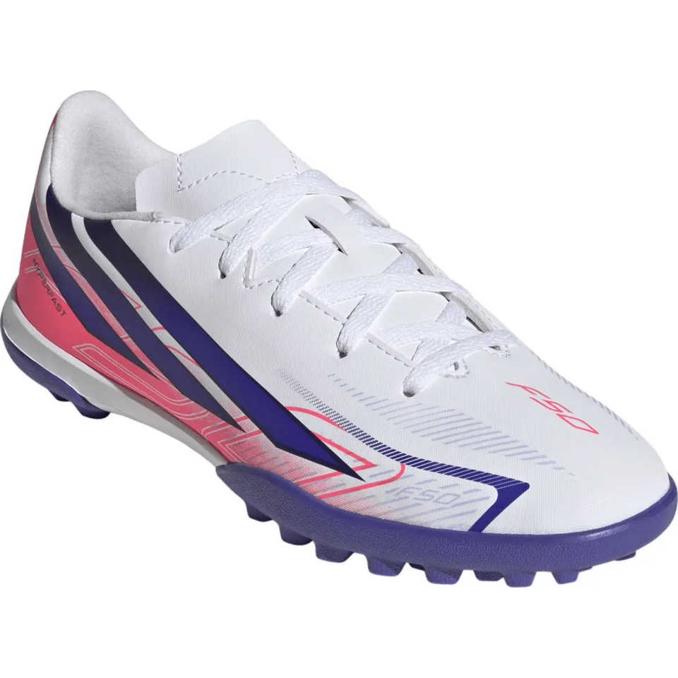 Adidas Performance F50 Hyperfast Club junior voetbalschoenen - roze/paars, foto 4