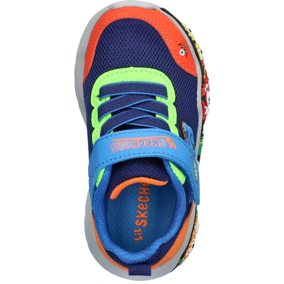 Skechers Play Scene chunky sneakers blauw multi, foto 2