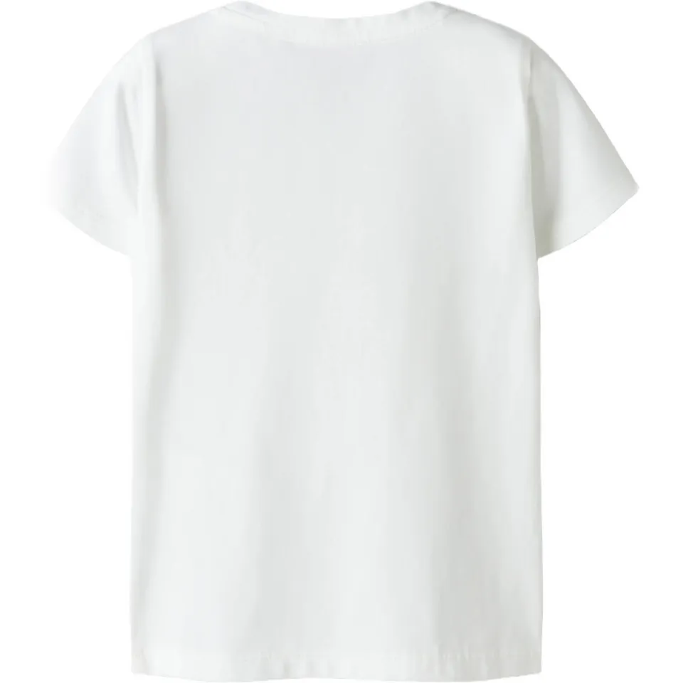 NAME IT MINI t-shirt wit met print, foto 2