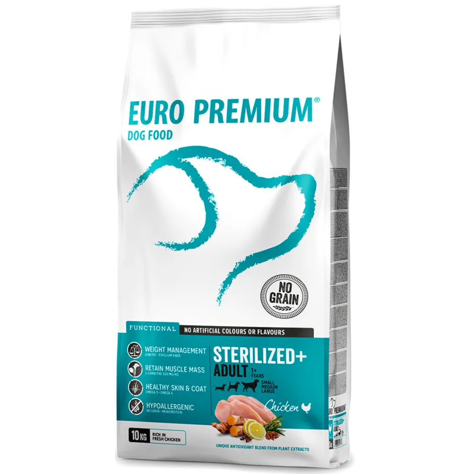 Euro Premium Sterilized+ Adult hondenvoer kip, foto 4