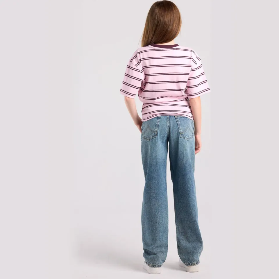 America Today Eleni Jr gestreept T-shirt roze, foto 6