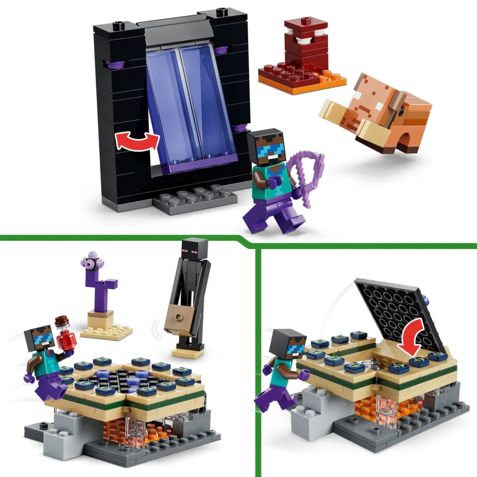 Lego Minecraft Reis naar de Nether en het End-Portaal Speelgoed 21584