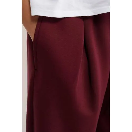 WE Fashion ballon joggingbroek donkerrood, foto 4