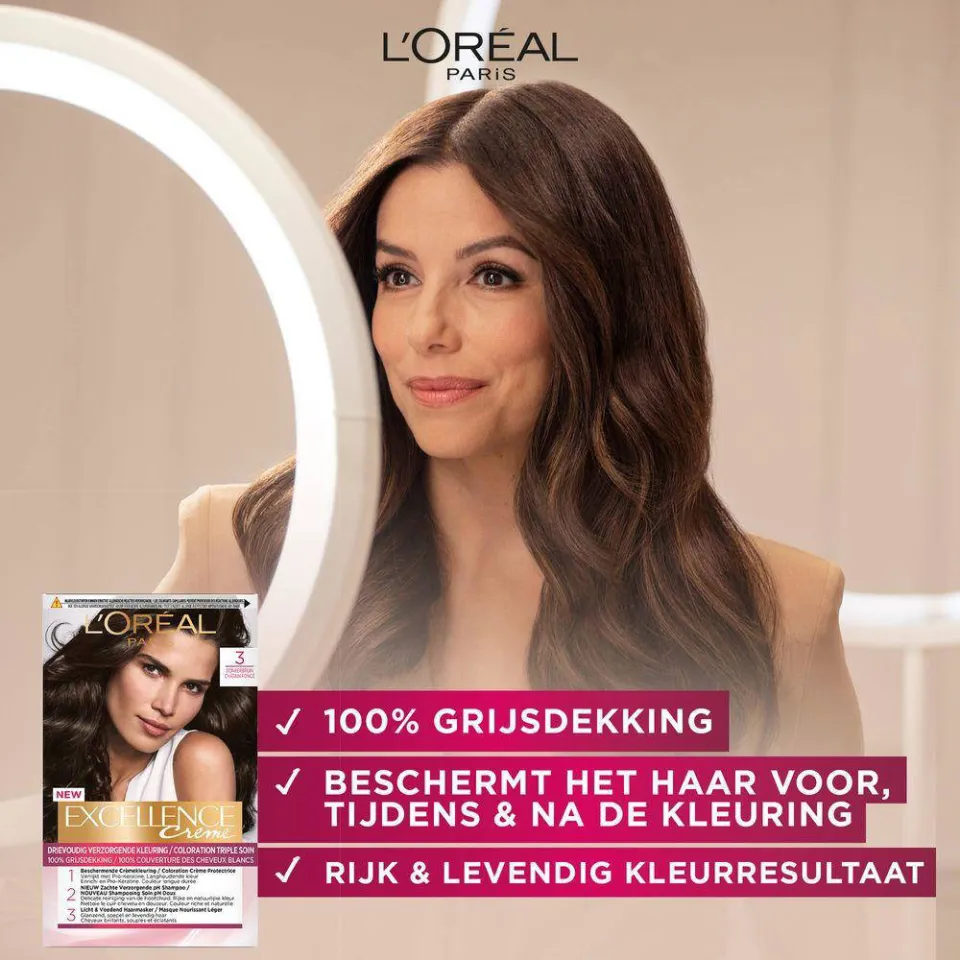 L'oréal Paris Excellence crème haarkleuring 8.1 licht asblond, foto 5