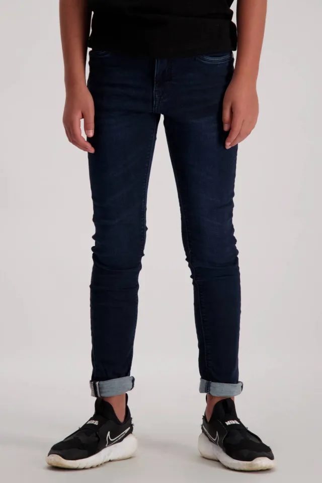 Cars Burgo slim fit jog jeans donkerblauw Blue Black