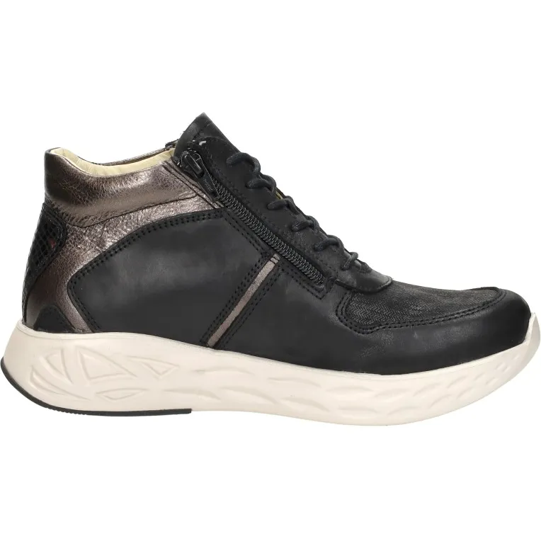 Wolky Pep S2F veterschoen zwart
