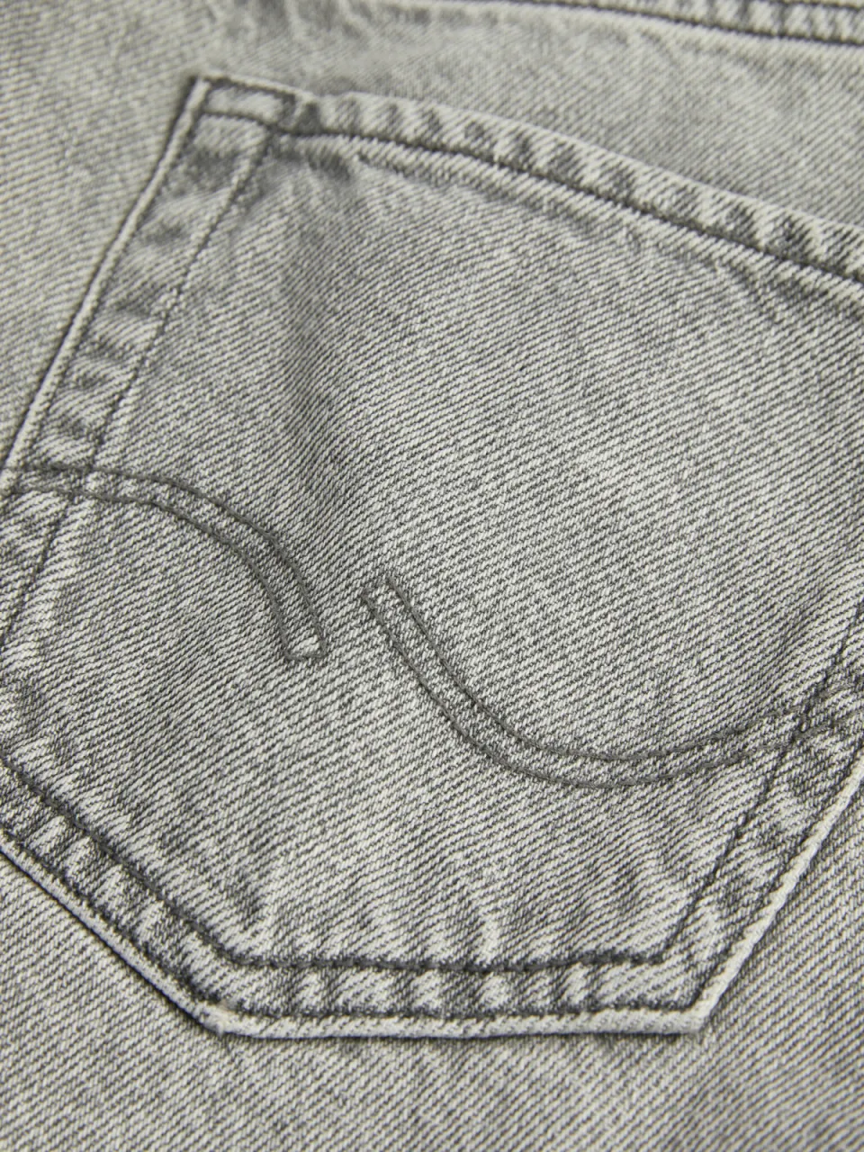 Jack & Jones JUNIOR high waist baggy fit jeans grey denim, foto 7