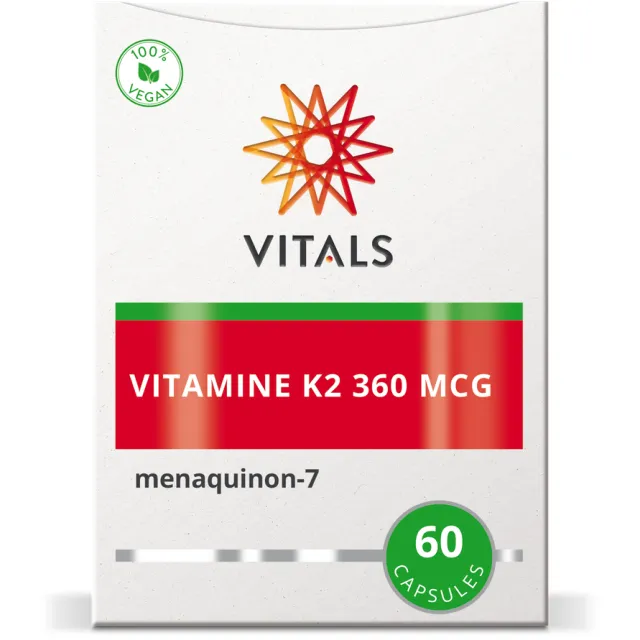 Vitals Vitamine K2 360mcg Capsules