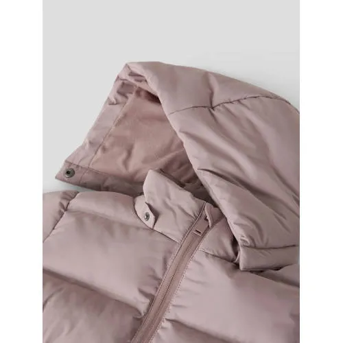 NAME IT gewatteerde winterjas oudroze, foto 4